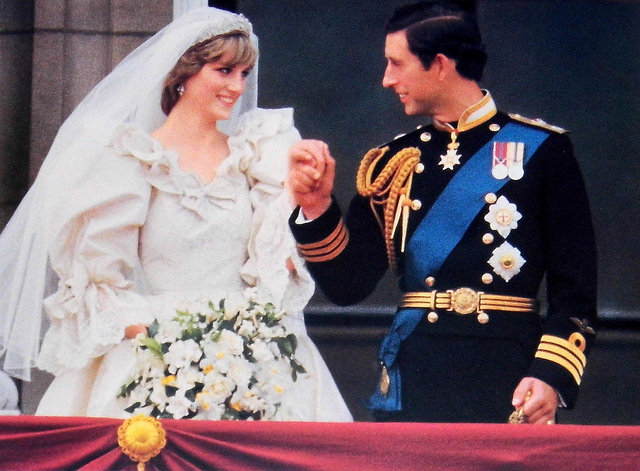 The Wedding of Princess Diana and Prince Charles, Photograph at Buckingham Palace, July 29, 1981. Photo credit: Joe Haupt | Flickr