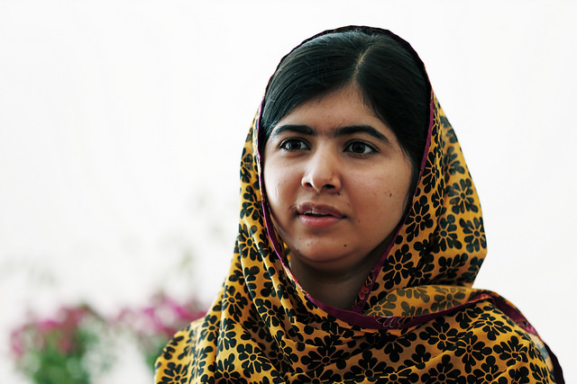 Malala Yousafzai. Photo taken from Southbank Centre and is copyright material under the Creative Commons license. 