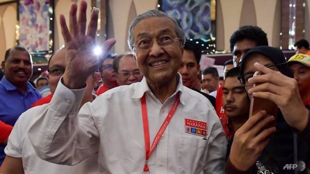 Tun Dr Mahathir Mohamad Sumber foto: CNA, AFP/Mohd Rasfan
